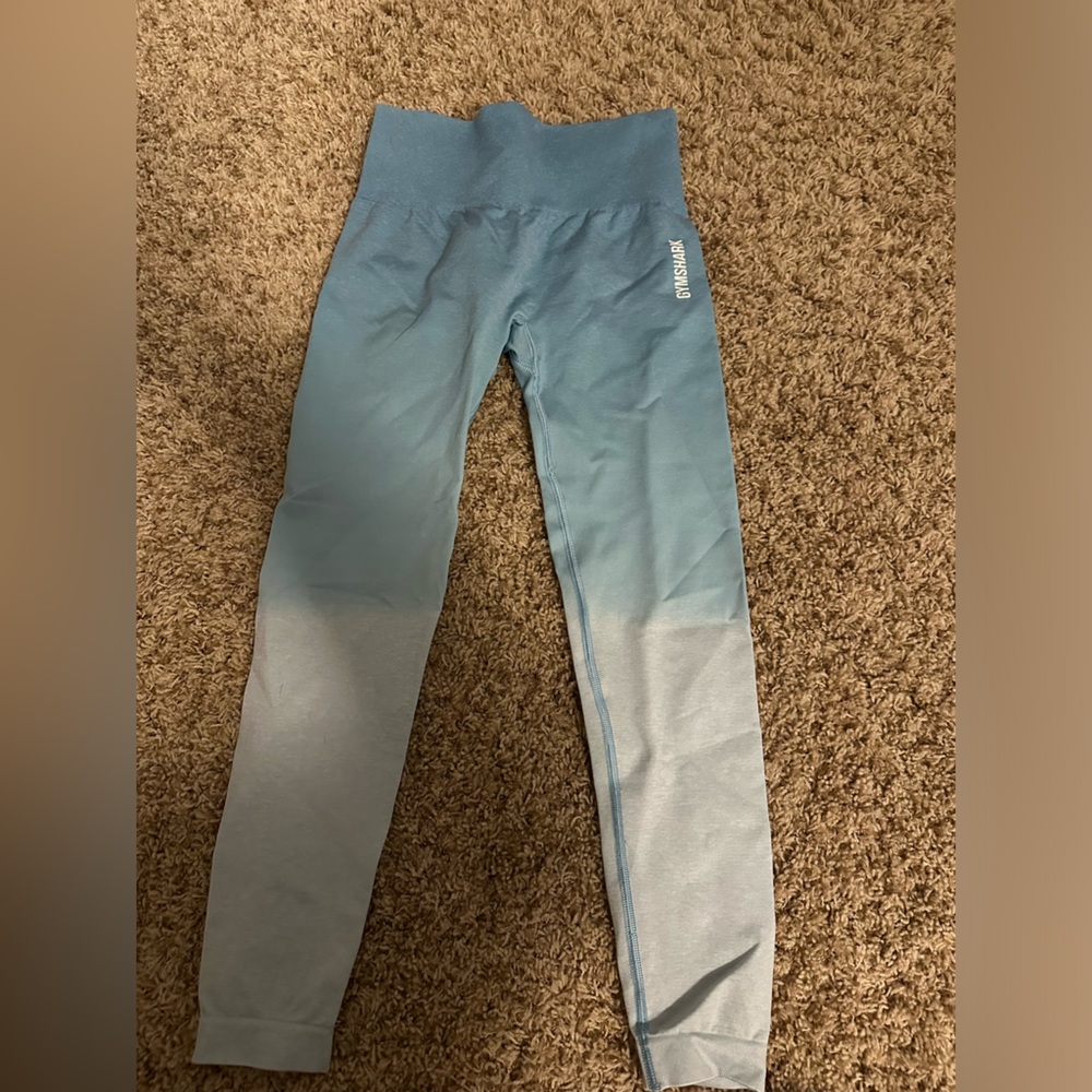 Gymshark seamless leggings ombré blue